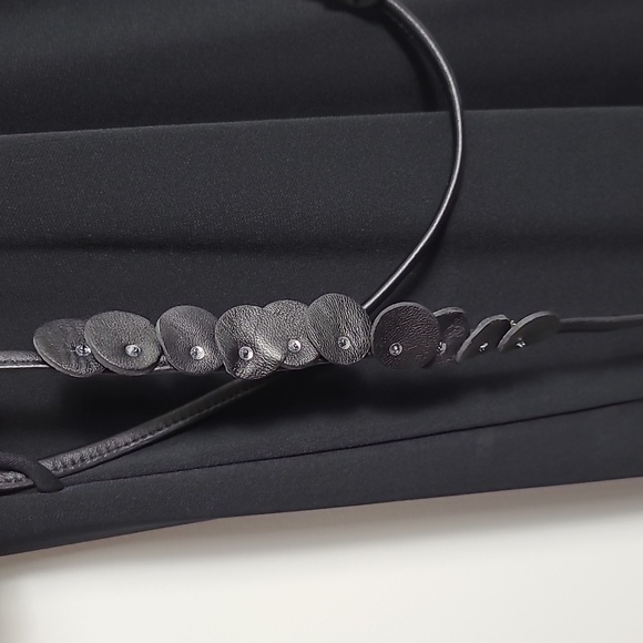 BCBGMaxAzria Black Twisted Racerback Bodycon Dress With Belt Size XSmall - Picture 14 of 15